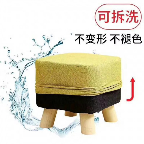勝芳沙發凳批發 可拆洗凳子 換鞋凳 沙發凳 矮凳 坐墩 方皮墩批發 客廳家具 臥室家具 華陽沙發