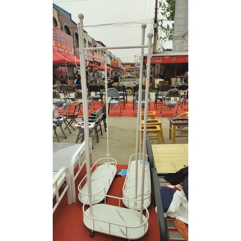 勝芳家具批發 多功能衣帽架 仙人掌衣帽架帶籃子  衣架批發 恒泰家具