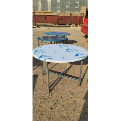 勝芳不銹鋼桌批發 圓桌  方桌 地攤桌 餐桌 快餐桌 折疊桌 家用折疊桌 戶外折疊桌 金屬桌 恒毅家具批發