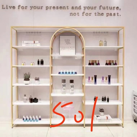 勝芳北歐鐵藝置物架 鳥籠置物架 客廳陽臺落地多層花架 服裝店包包架 金色展示架  正尚家具批發