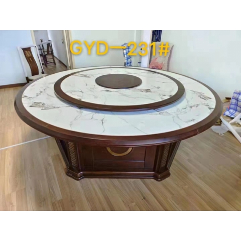 勝芳餐桌椅 酒店桌 圓桌 轉盤桌 實木旋轉大餐臺 桌面 桌架 實木餐桌椅 實木餐臺椅 中式餐桌椅 實木餐桌椅組合批發 木質家具 餐廳家具中式家具 雙全實木家具