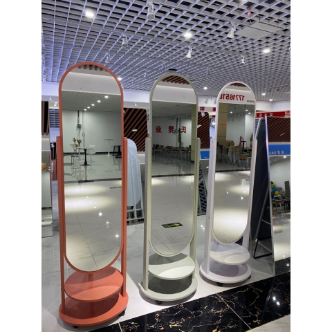 勝芳家具批發 鋁合金穿衣鏡 全身鏡 試衣鏡 落地鏡 服裝店鏡子 臥室長鏡子 全身鏡 簡約 立體 移動 驕陽家具