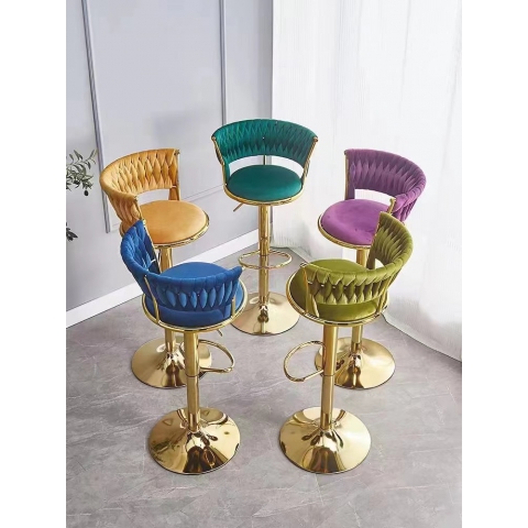 勝芳酒吧椅批發 酒吧臺椅子 復古美式吧椅 高腳椅凳 KTV前臺椅 高腳椅 吧臺凳 理發椅 靠背酒吧椅 升降椅 鑫寶家具
