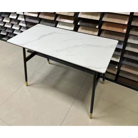 勝芳餐桌批發 巖板餐桌 餐臺 巖板 時尚家用餐桌 簡約餐臺 廚房家具 歐式家具 家用家具 軍龍家具