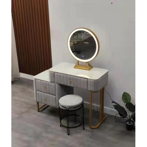 勝芳梳妝臺批發 現代簡約梳妝臺 網紅小型化妝桌 輕奢 梳妝臺 梳妝桌 化妝柜 臥室梳妝臺  高顏值梳妝臺 銘澤家具