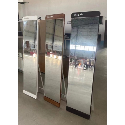 勝芳家具批發 鋁合金穿衣鏡 全身鏡 試衣鏡 落地鏡 服裝店鏡子 臥室長鏡子 全身鏡 簡約 立體 移動 佰達家具