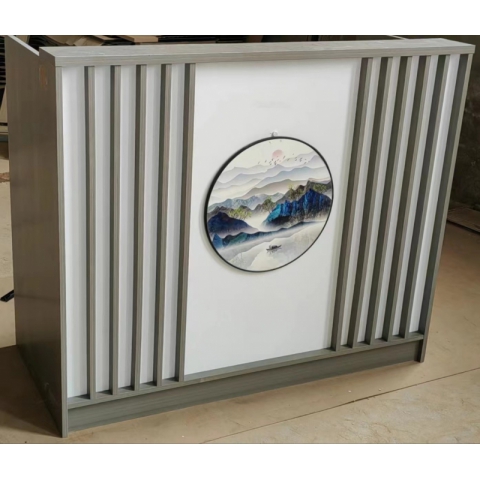 勝芳收銀臺批發 吧臺 前臺接待桌 收銀臺 收款臺 支持定制收銀臺 服裝店收銀臺 飯店收銀臺 柜臺 接待柜臺 板式收銀柜臺 接待臺 商業家具 王偉家具批發