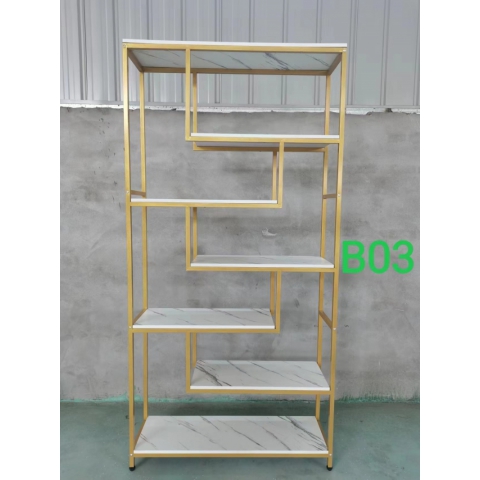 勝芳北歐鐵藝置物架 鳥籠置物架 客廳陽臺落地多層花架 服裝店包包架 金色展示架  正尚家具批發