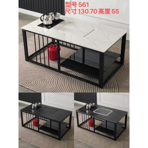 勝芳巖板茶幾批發 巖板茶臺 火燒石茶臺 功夫茶桌 巖板茶臺 辦公茶臺 家用茶臺 鐵藝茶臺 鑫億滿家具