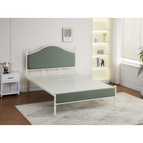 專業做鐵藝床，軟包床，支持訂做