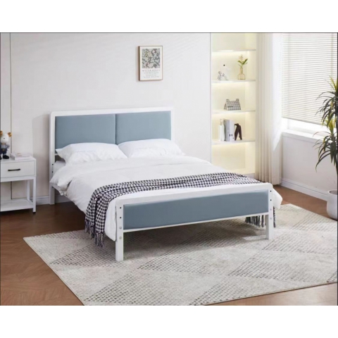 勝芳床鋪批發歐式床 鐵床 鐵藝床 雙人床 折疊雙人床 鐵藝雙人床 雙人板床 金屬床 臥室家具 歐博瑞家具