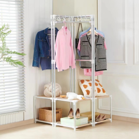 勝芳衣架批發 組合衣架 晾衣架 衣帽架 合金接頭  布衣柜 布衣櫥 折疊衣柜 加厚環保無膠布衣柜 加固衣柜 防塵衣柜 簡易衣柜 便攜衣柜  京華家具