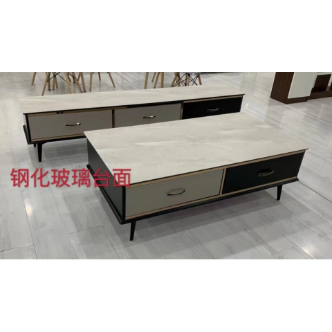 勝芳茶幾電視柜批發 板式茶幾電視柜 時尚茶幾組合 歐式 簡約 客廳家具 歐式家具 北歐 日上家具