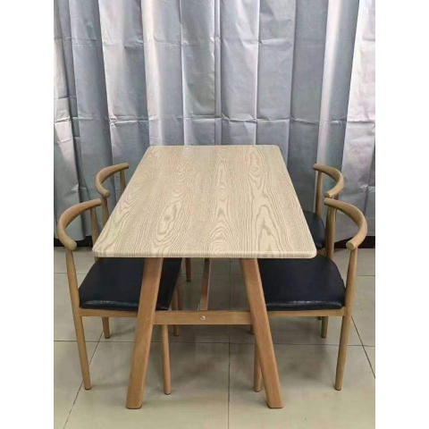 勝芳牛角椅批發 分體桌椅  快餐店餐桌椅 學校 員工食堂餐桌椅 飯店餐桌椅 小吃店餐桌 順鑫家具