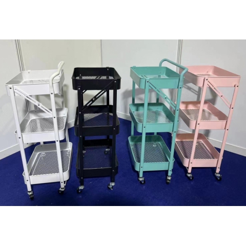 勝芳置物架批發(fā) 小推車置物架 落地多層架 多用架 收納架 儲物架 理容車