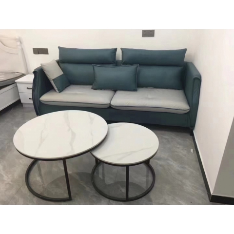 勝芳巖板茶幾批發 套幾 巖板桌 巖板家具 家用家具  現代 巖板套幾  龍騰家具