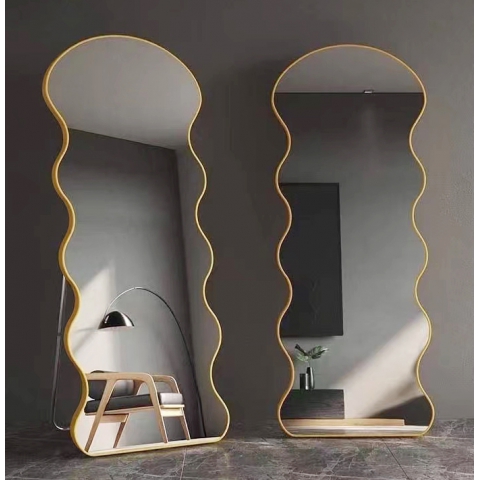 勝芳家具批發 鋁合金穿衣鏡 全身鏡 試衣鏡 落地鏡 服裝店鏡子 臥室長鏡子 全身鏡 簡約 立體 移動 佰達家具