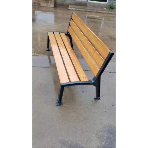 勝芳公園椅批發 戶外長椅 塑木實木椅 休閑園林椅廣場小區排椅 戶外座椅 戶外家具 星澤家具