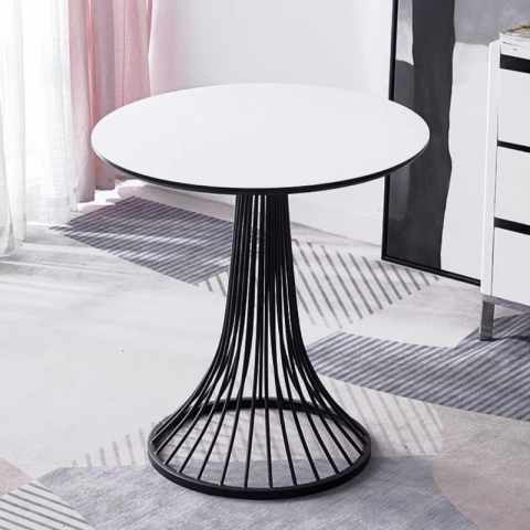 勝芳茶幾批發 洽談桌 小圓桌 休閑桌 咖啡桌 不銹鋼  鐵藝  巖板 板式  茶幾 簡約現代北歐 茶桌 家用 小戶型 客廳 圓形桌子  創意小茶臺  鑫尚億家具