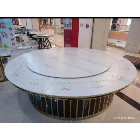 勝芳酒店家具批發 巖板餐桌 電動桌 酒店桌 圓桌  宴會桌 餐廳 飯店 會所 大理石圓桌 橢圓桌  火鍋桌 電動餐桌  餐桌 多泰酒店家具