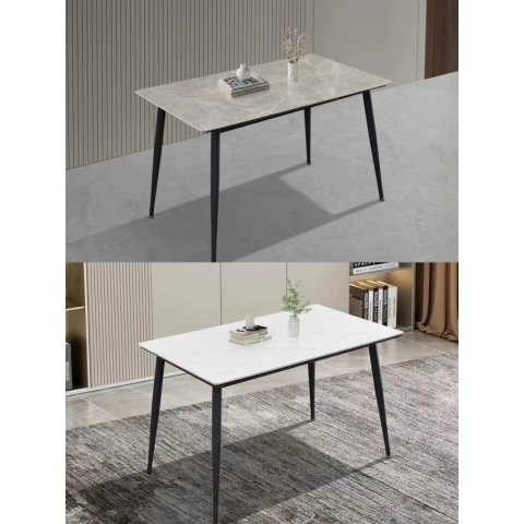 勝芳家具，巖板餐臺(tái)餐椅，快餐桌椅系列，美麗鑫家具