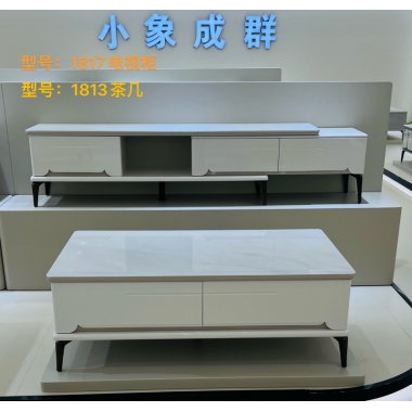 勝芳茶幾電視柜批發 板式茶幾電視柜 時尚茶幾電視柜組合 玻璃茶幾電視柜組合 簡約茶幾電視柜組合 客廳家具 巖板茶幾電視柜 春雷—小象成群家具