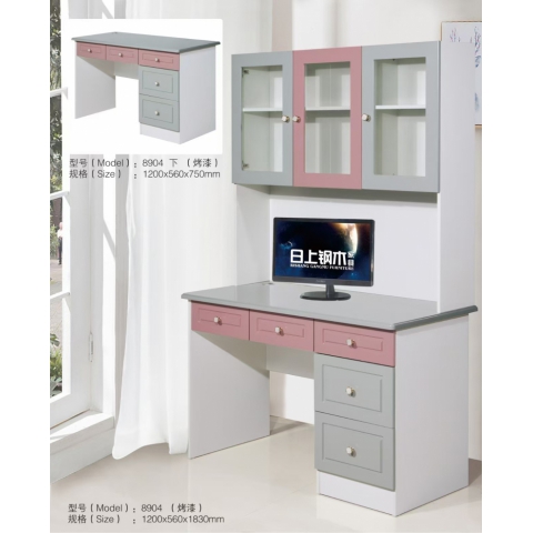 勝芳烤漆電腦桌書柜批發 免漆電腦桌 板式烤漆書架電腦桌，板式電腦桌，免漆電腦桌 日上家具