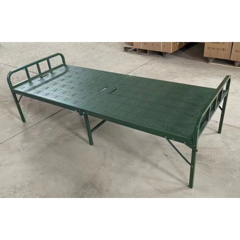 勝芳圓頭兩折床 折疊床 簡易床 午休床 四折床 單人床 陪護床 鐵藝床 竹板床 龍骨床 單人床批發 臥室家具 立達勝強家具