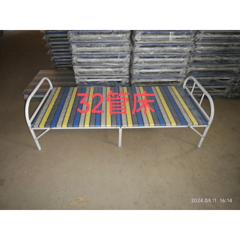 勝芳圓頭兩折床 折疊床 簡易床 午休床 四折床 單人床 陪護床 鐵藝床 竹板床 龍骨床 單人床批發 臥室家具 立達勝強家具