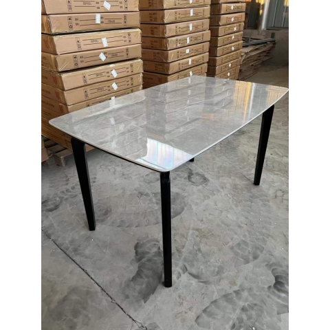 勝芳餐桌 玻璃餐桌 玻璃餐臺 小戶型餐桌 鋼化玻璃餐桌 熱彎玻璃餐桌 時尚簡約 餐廳家具 餐廚家具批發 尚正家具