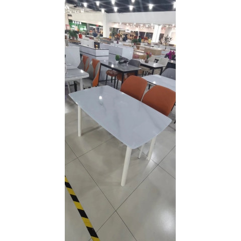 勝芳餐桌 玻璃餐桌 玻璃餐臺 小戶型餐桌 鋼化玻璃餐桌 熱彎玻璃餐桌 時尚簡約 餐廳家具 餐廚家具批發 尚正家具