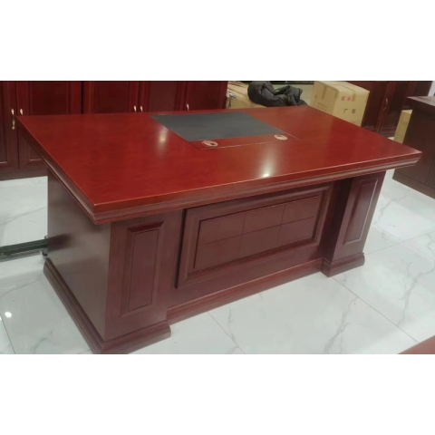 貼紙班臺仿木皮班臺木皮班臺 辦公桌批發 寫字臺 電腦桌 帶抽屜辦公桌 書房桌子 臥室書桌 簡易辦公桌 辦公家具 冠城家具