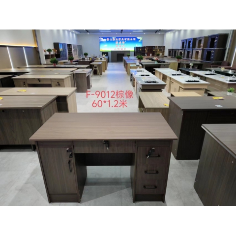 勝芳辦公桌批發 寫字臺 三連鎖1米1.2米1.4米 電腦臺 電腦臺式桌 家用桌子 帶抽屜辦公桌 書房桌子 臥室書桌簡約學習桌 一體寫字桌 簡易辦公桌 滕之達家具