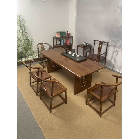 全網超低實木茶桌批發 實木茶臺 茶道桌 大板茶臺 大板辦公桌 橡木大板桌 書桌 廣東生產香河倉庫現貨直發 香河潤澤家具