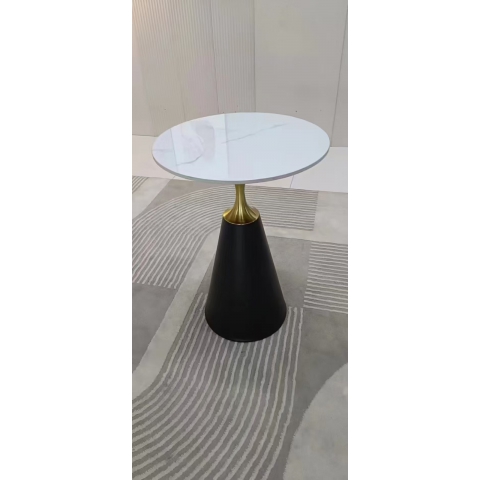 勝芳咖啡臺批發 雙層咖啡桌 咖啡臺 巖板茶幾 洽談桌 小圓桌 休閑桌 鑫成家具