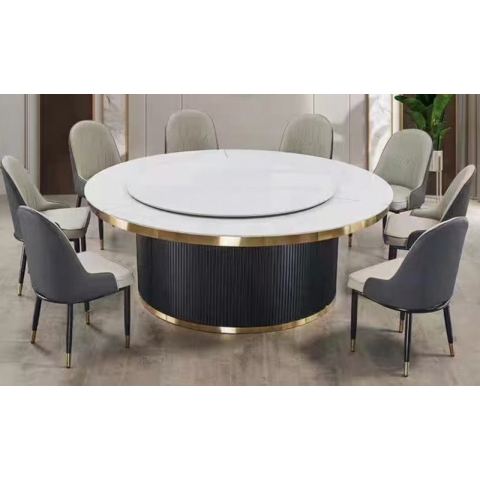 勝芳巖板大圓桌批發(fā) 酒店電動餐桌 巖板餐桌 火鍋桌子  手動大圓桌 酒店圓桌 飯店餐桌椅 轉(zhuǎn)盤桌  全程酒店家具