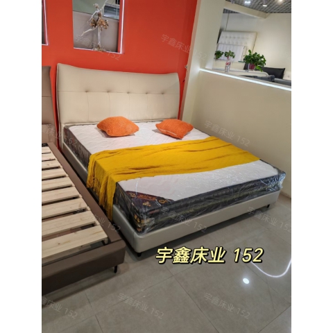 勝芳床鋪批發 雙人床 軟床 現代簡約軟床 北歐輕奢軟床 臥室家具 小戶型家具 高檔床 高端床 宇鑫家具