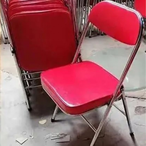 紅辦公椅 勝芳折疊椅批發 勝芳折椅批發 折疊椅 家用會客椅 餐椅 電腦椅 紅日家具