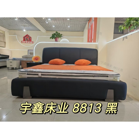 勝芳床鋪批發 雙人床 軟床 現代簡約軟床 北歐輕奢軟床 臥室家具 小戶型家具 高檔床 高端床 宇鑫家具