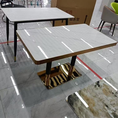 勝芳酒店家具批發 巖板餐桌 酒店桌 宴會桌 餐廳飯桌餐桌 建明家具