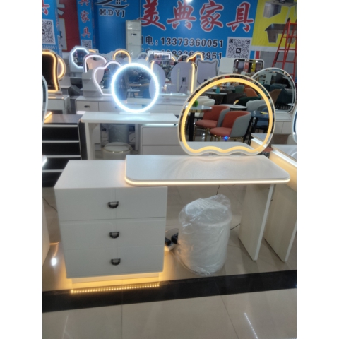 勝芳梳妝臺(tái)批發(fā) 現(xiàn)代簡(jiǎn)約型 網(wǎng)紅小型化妝桌 輕奢 梳妝臺(tái) 梳妝桌 化妝柜 梳妝臺(tái) 化妝臺(tái) 化妝桌 美典雅居家具