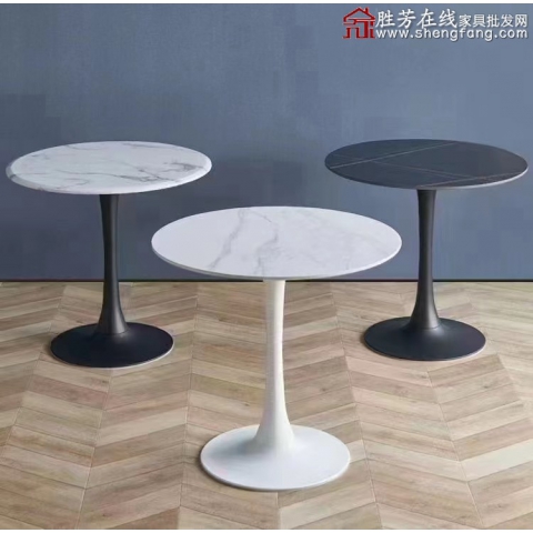 勝芳巖板餐桌批發 巖板亮光啞光 簡約家用小戶型 輕奢北歐巖板長方形桌椅 飯廳餐桌 天然意式 高馳家具