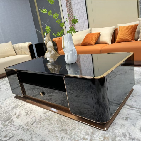 香河茶幾批發(fā) 網(wǎng)紅茶幾 輕奢實木鋼琴烤漆茶幾 廣東生產(chǎn)香河倉庫現(xiàn)貨直發(fā) 香河潤澤家具