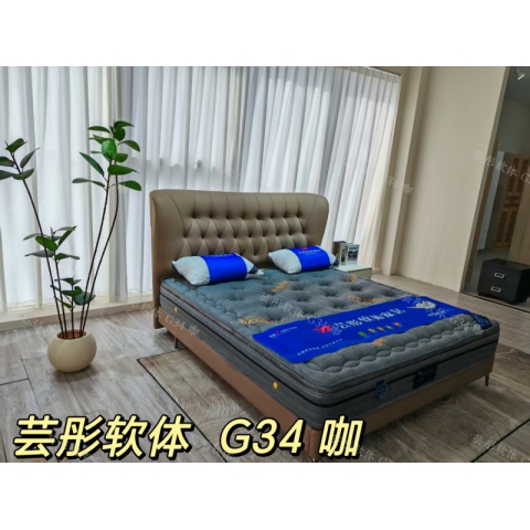 勝芳床鋪批發 雙人床 軟床 現代簡約軟床 北歐輕奢軟床 臥室家具 小戶型家具 高檔床 高端床 宇鑫家具