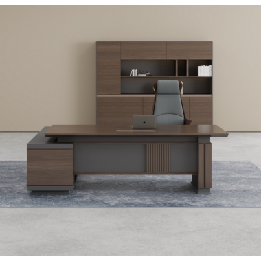 老板桌辦公桌椅組合簡約現代輕奢經理主管總裁桌辦公室桌子大班臺