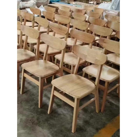 勝芳橡膠木，純實木餐桌椅，利民家具