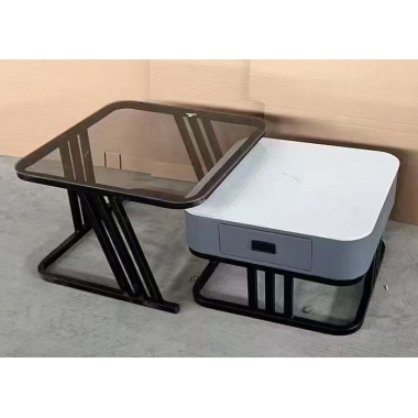 勝芳巖板茶幾批發 套幾 大小圓 組合圓茶幾 簡約 網紅茶幾 輕奢茶幾 巖板茶幾 鐵藝茶幾 宏鎧家具