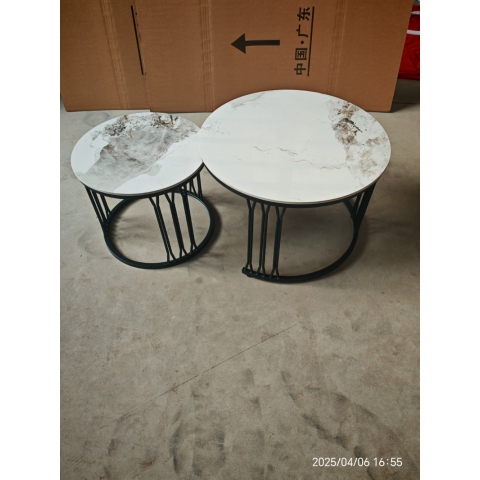 勝芳茶幾 套幾 網紅茶幾 巖板茶幾 子母茶幾  大小圓茶幾（可定制，面腿可單賣）