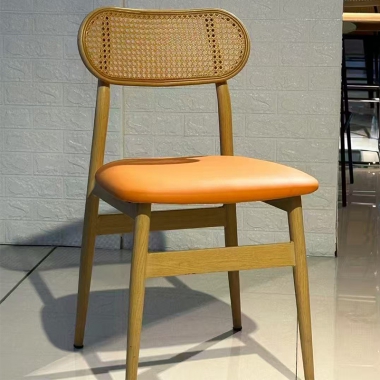 勝芳餐椅批發 酒店椅 休閑椅 藤編椅子 靠背椅子 咖啡椅 洽談椅 鐵腿椅子 北歐復古設計師中古風ins網紅椅子 酒店家具 民宿家具 泰禾家具