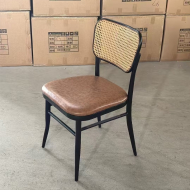 勝芳餐椅批發 酒店椅 休閑椅 藤編椅子 靠背椅子 咖啡椅 洽談椅 鐵腿椅子 北歐復古設計師中古風ins網紅椅子 酒店家具 民宿家具 泰禾家具